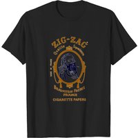 T-shirt pour hommes Zig Zag Papers en noir