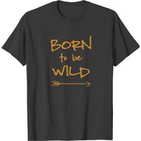 T-shirt Born To Be Wild pour hommes en noir