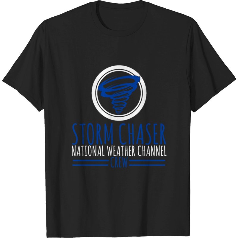 Storm Chaser National Weather Channel Crew T-shirt for Men