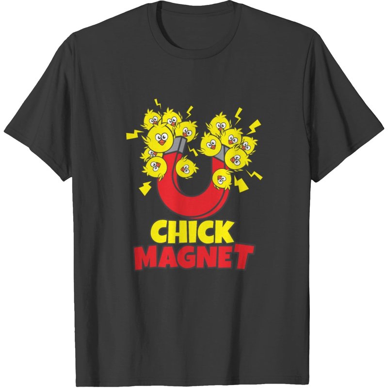 T-shirt pour hommes Chick Magnet Chicks Joke — T-shirts pour hommes