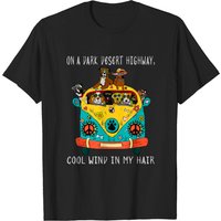 T-shirt On A Dark Desert Highway Cool Wind In My Hair pour hommes — T-shirts pour hommes