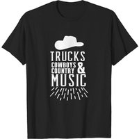 T-shirt Cowboy Trucks Cowboys et Musique Country pour Hommes