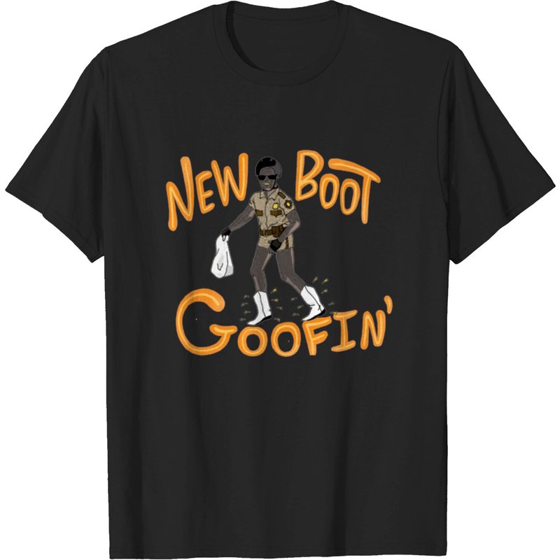 T-shirt pour hommes New Boot Goofin en noir