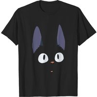 T-shirt Jiji le Chat pour hommes en noir