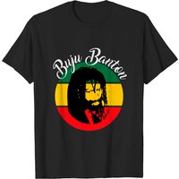 T-shirt noir pour hommes Buju Banton — T-shirts pour hommes