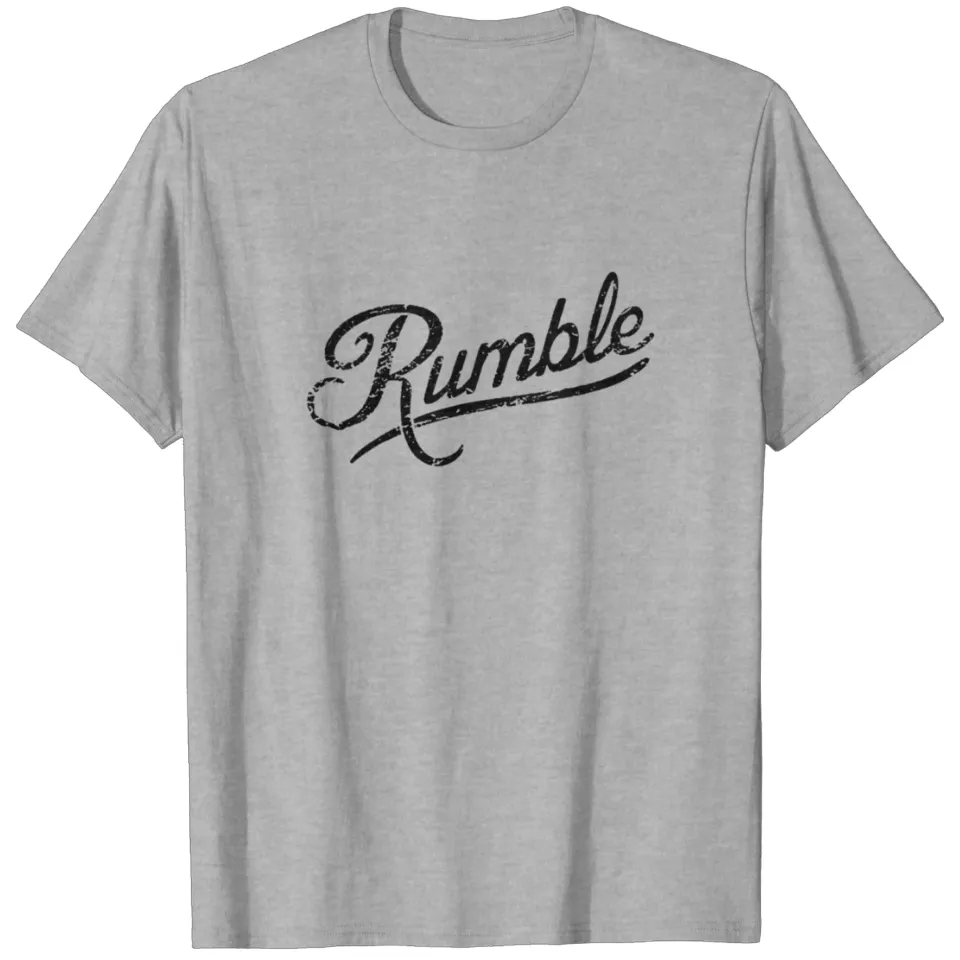 T-shirt Anthony Rumble pour hommes - Noir — T-shirts pour hommes