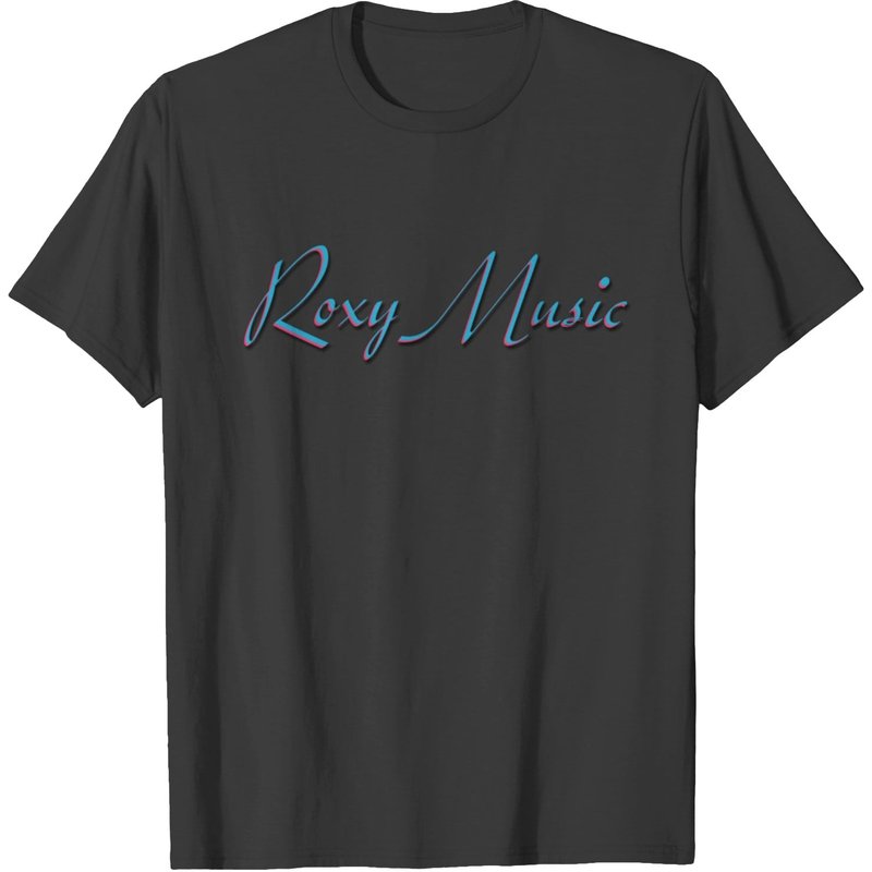 T-shirt Roxy Music pour hommes en noir — T-shirts pour hommes