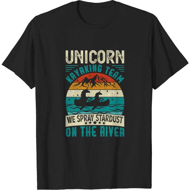 T-shirt Équipe de Kayak Licorne pour Hommes — T-shirts pour hommes