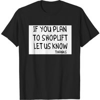 Clerks Shoplift T-Shirt for Men in Black