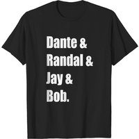 Clerks Cast T-shirt for Men in Black