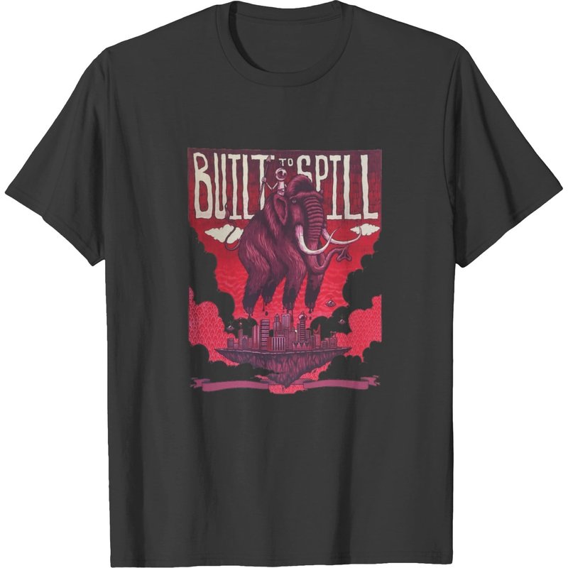 T-shirt pour hommes Built To Spill en noir