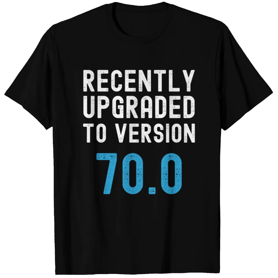 T-shirt 70e anniversaire version améliorée 70.0 pour hommes