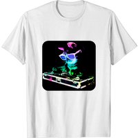 T-shirt pour hommes Cat Dj Disk Jockey Dance Music — T-shirts pour hommes