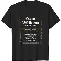T-shirt pour hommes avec logo Evan Williams Bourbon Whiskey — T-shirts pour hommes