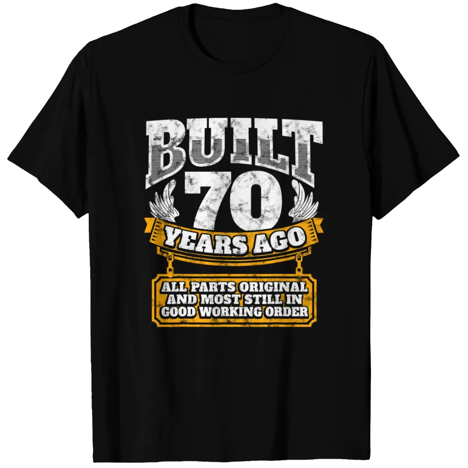 T-shirt pour hommes "Construit il y a 70 ans — T-shirts pour hommes