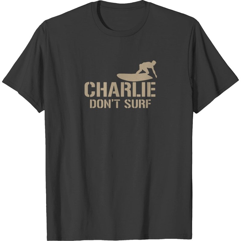 T-shirt Charlie Don’t Surf pour hommes - Noir — T-shirts pour hommes