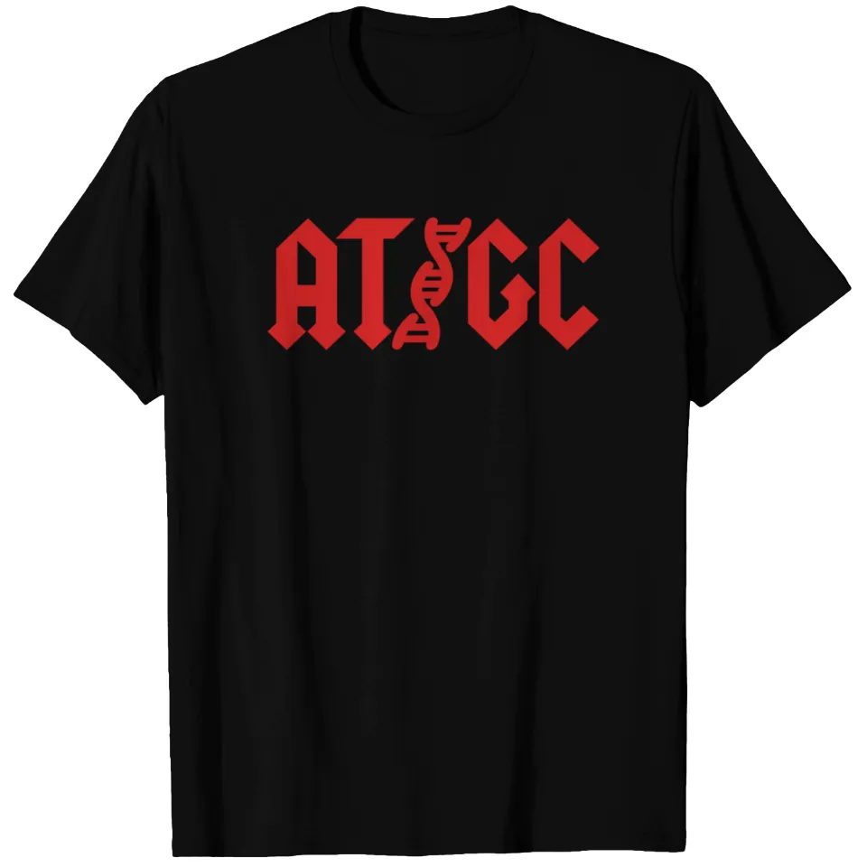 T-shirt AT / GC - DNA pour hommes en noir — T-shirts pour hommes