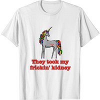 T-shirt Charlie Unicorn They Took My Frickin' Kidney pour hommes
