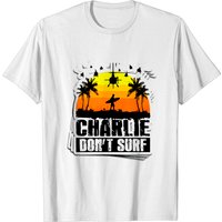 T-shirt Charlie Don’t Surf pour hommes en bleu royal