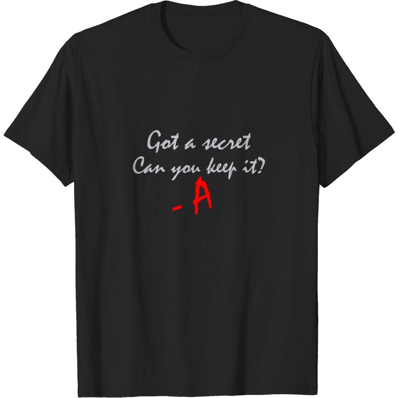T-shirt pour hommes Pretty Little Liars en noir — T-shirts pour hommes