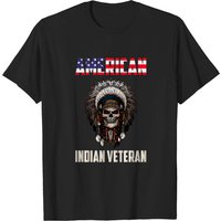 T-shirt pour hommes vétéran amérindien
