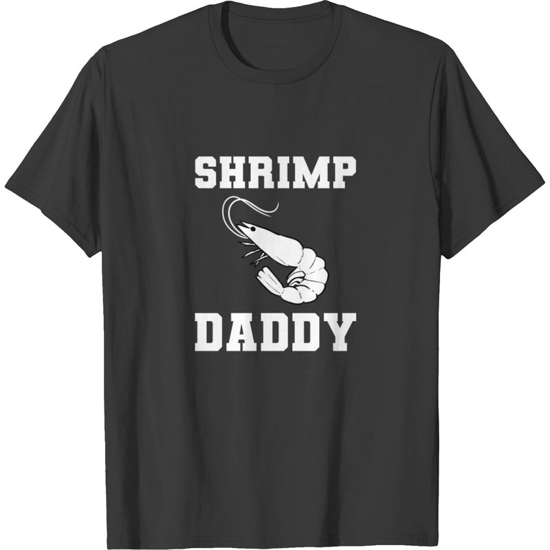 T-shirt Shrimp Daddy pour hommes - Noir — T-shirts pour hommes
