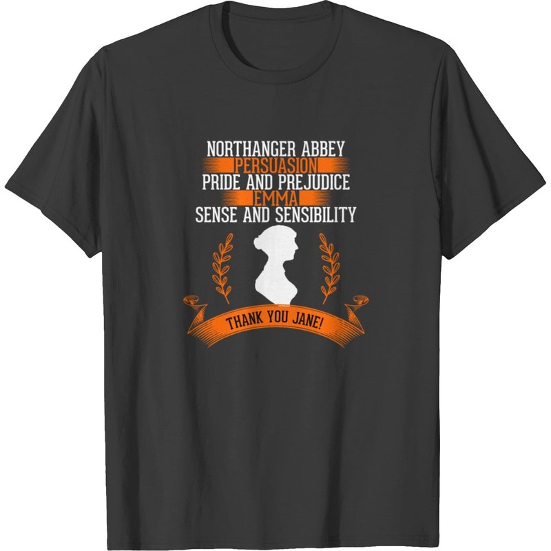 Jane Austen Books Men's T-Shirt — Mens T Shirts