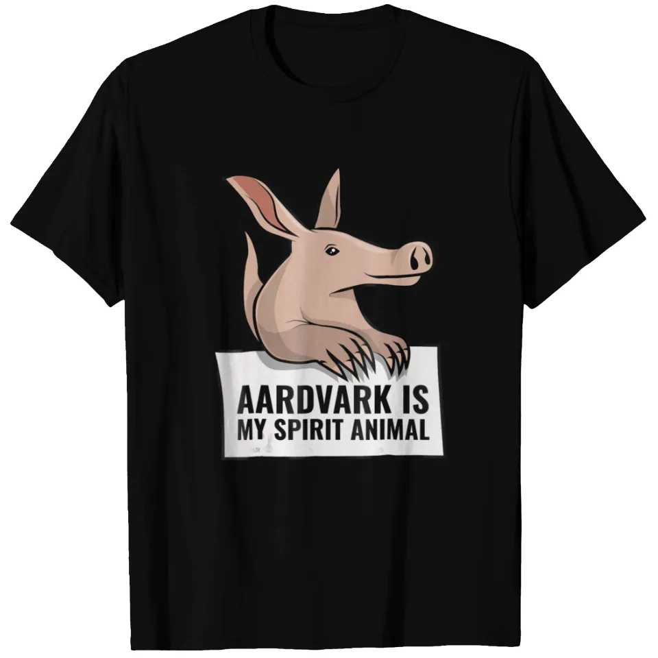 T-shirt Aardvark Is My Spirit Animal pour hommes — T-shirts pour hommes