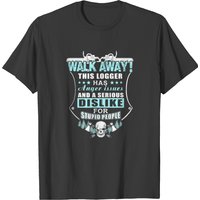 Logger Anger Issues T-Shirt for Men