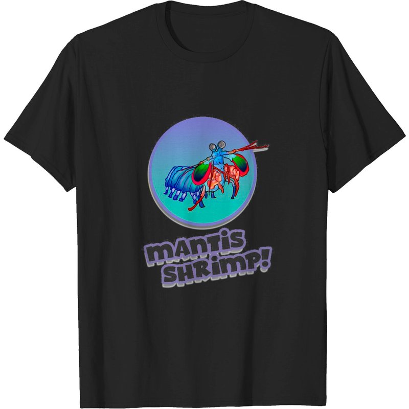 Mantis Shrimp T-shirt for Men - Black — Mens T Shirts