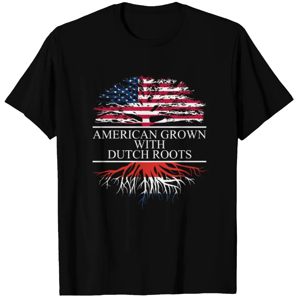 American Grown With Dutch Roots Men's T-Shirt — Mens T Shirts