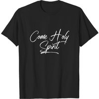 Come Holy Spirit Men's T-Shirt in Black