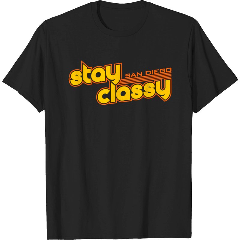 T-shirt pour hommes Stay Classy San Diego en noir — T-shirts pour hommes