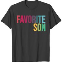 T-shirt Favorite Son pour hommes en noir