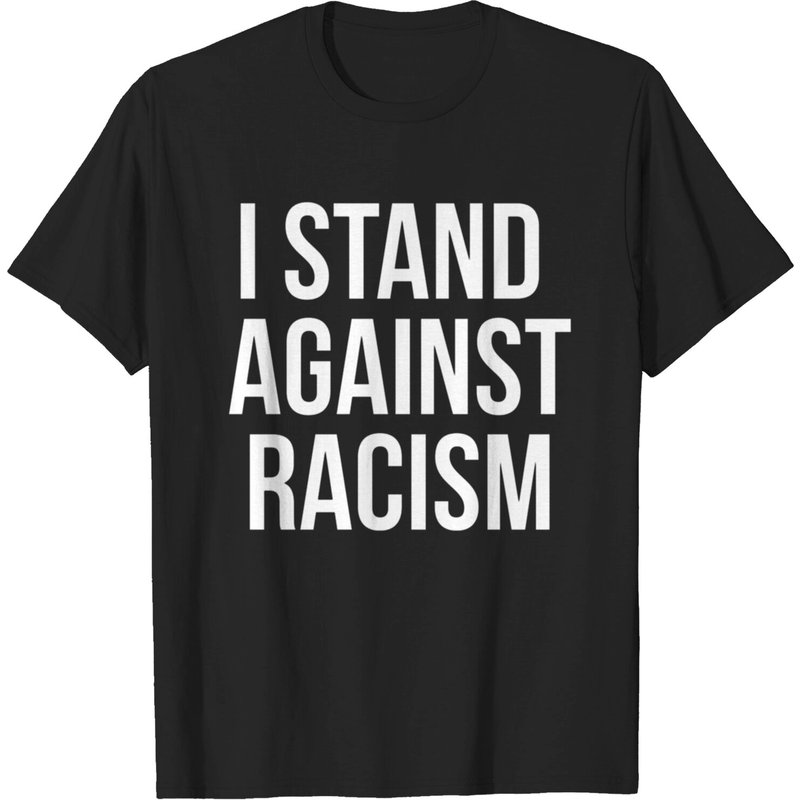 T-shirt I Stand Against Racism Black Lives Matter pour hommes — T-shirts pour hommes