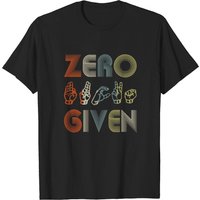 T-shirt en langue des signes Zero Given pour hommes — T-shirts pour hommes