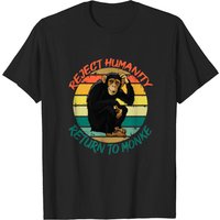 T-shirt Reject Humanity Return To Monke pour hommes — T-shirts pour hommes