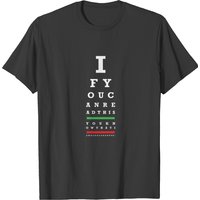 T-shirt Cool Grandpa Test de Chartes Visuelles pour Hommes — T-shirts pour hommes