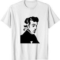 T-shirt Portrait de Fryderyk Chopin pour Hommes — T-shirts pour hommes