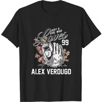 Juste une fille qui aime Alex Verdugo T-shirt pour hommes