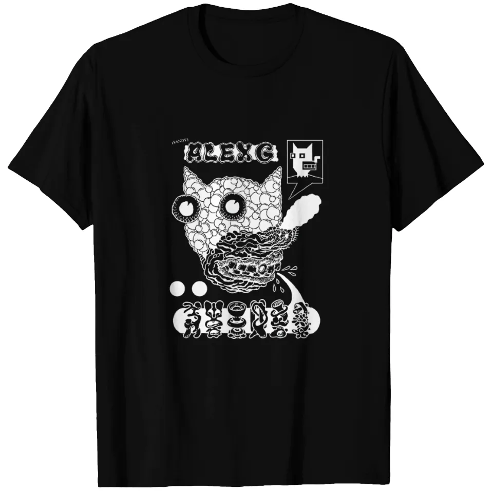 T-shirt Alex G Merch pour hommes en noir