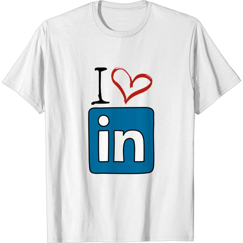 T-shirt I Love Linkedin pour hommes — T-shirts pour hommes