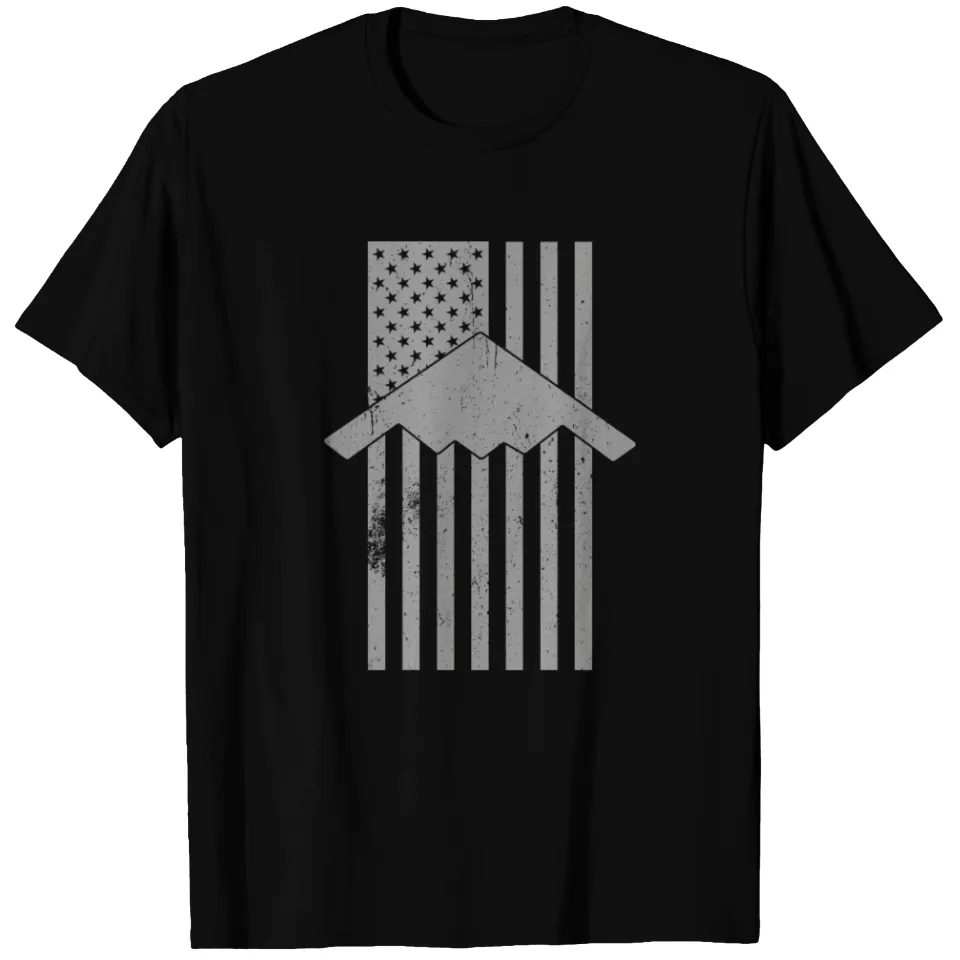T-shirt B 2 Spirit Stealth Bomber Drapeau Patriote pour Hommes — T-shirts pour hommes