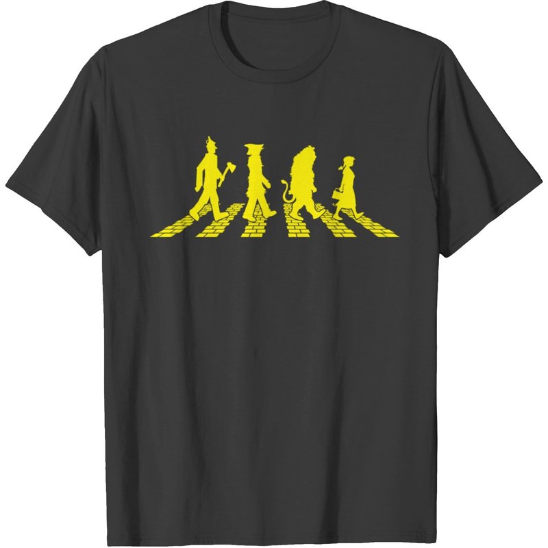 Yellow Brick Abbey Road Men's T-shirt — Mens T Shirts