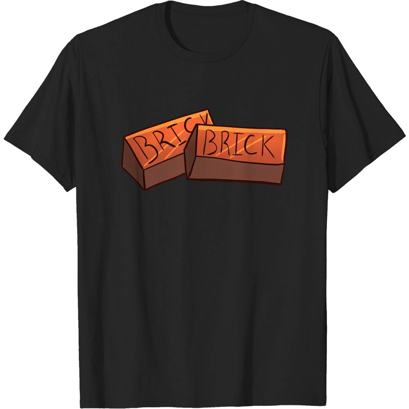 Bricks Men's T-Shirt in Black — Mens T Shirts