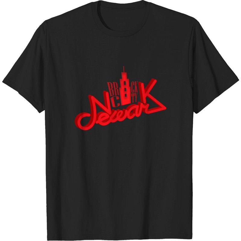 Newark Brick City T-Shirt for Men in Black — Mens T Shirts