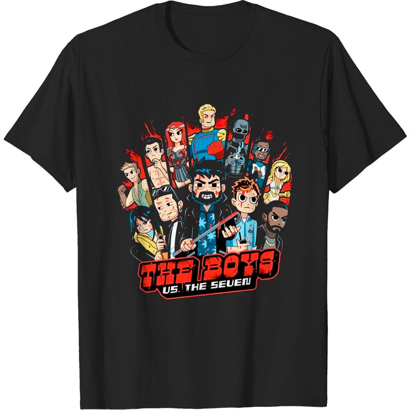 The Boys US The Seven T-shirt for Men - Black — Mens T Shirts
