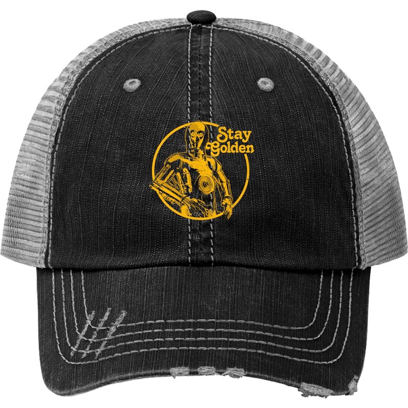 Casquette Trucker C 3PO Stay Golden — Casquette de baseball