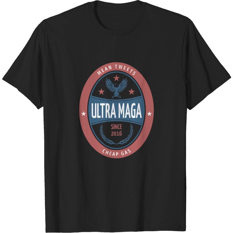 T-shirt Ultra Maga pour hommes en noir — T-shirts pour hommes