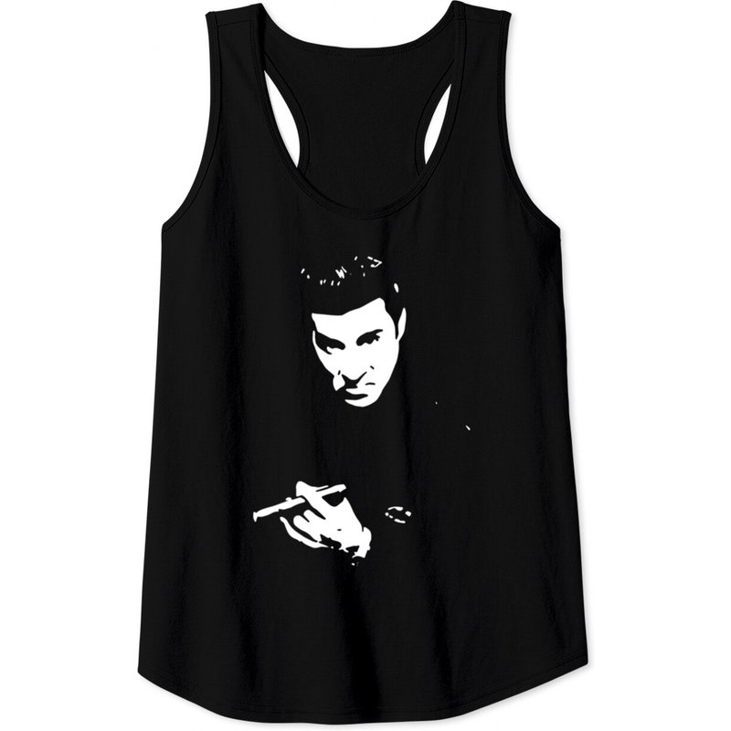 Van Zandt Silvio Sopranos Tank Tops for Men in Black